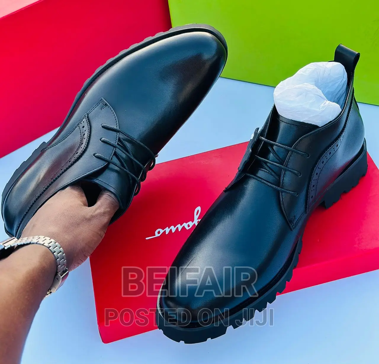 Men's Leather Boots | Buti Za Kiume Za Ngozi