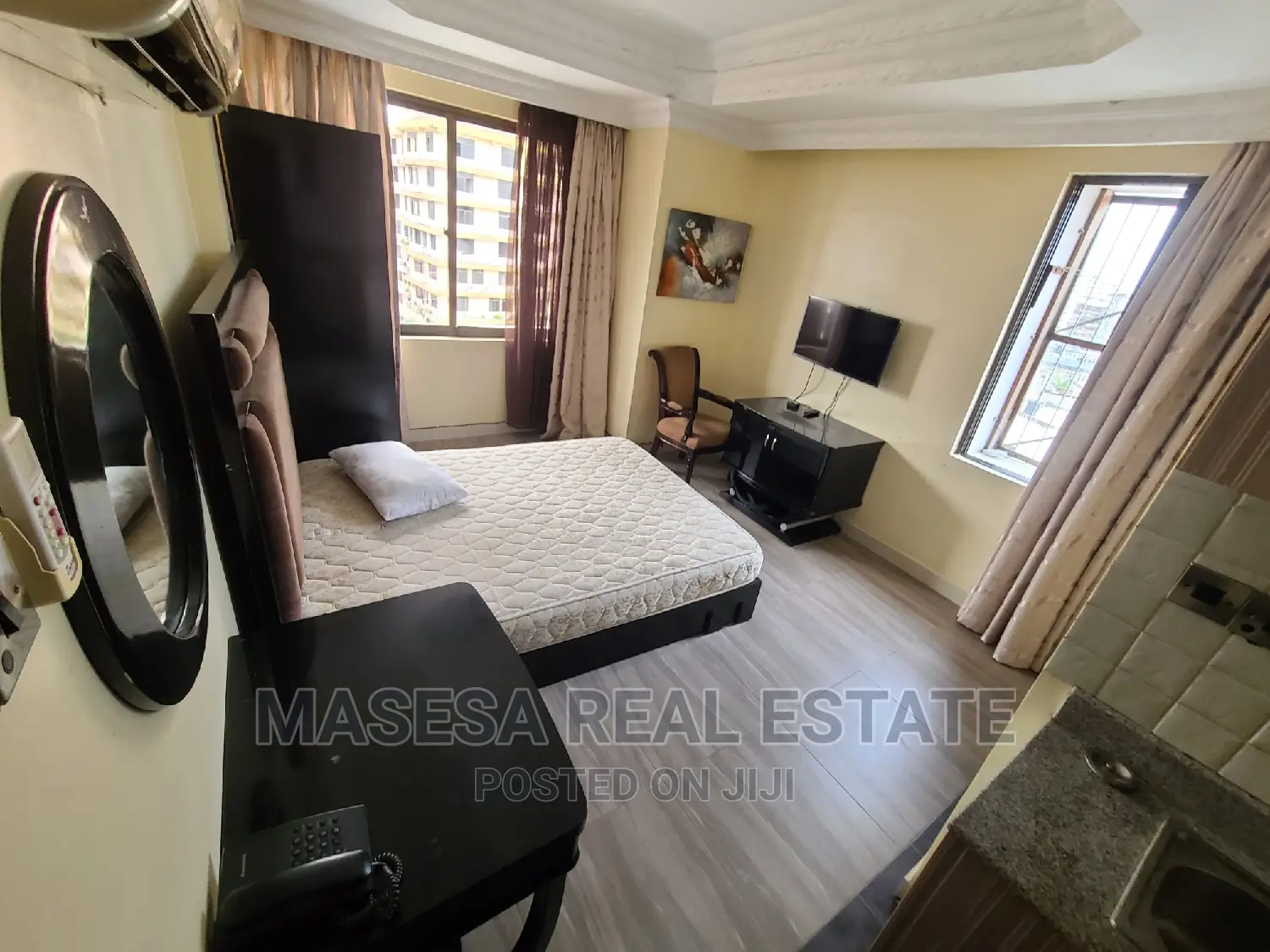 Furnished Studio Apartment in Kisutu for rent in Kisutu Houses