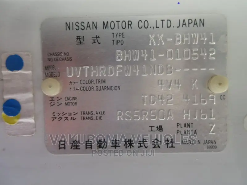 Nissan Civilian 2002 White
