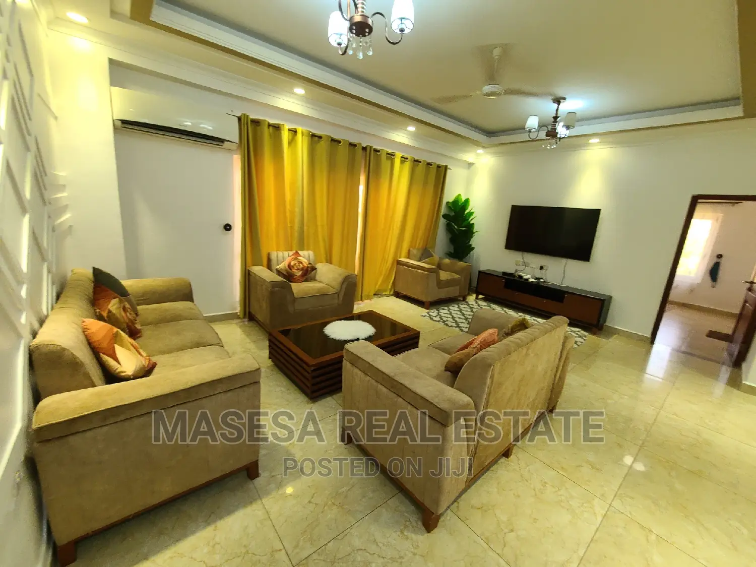 Furnished 3bdrm Apartment in Mikocheni for rent