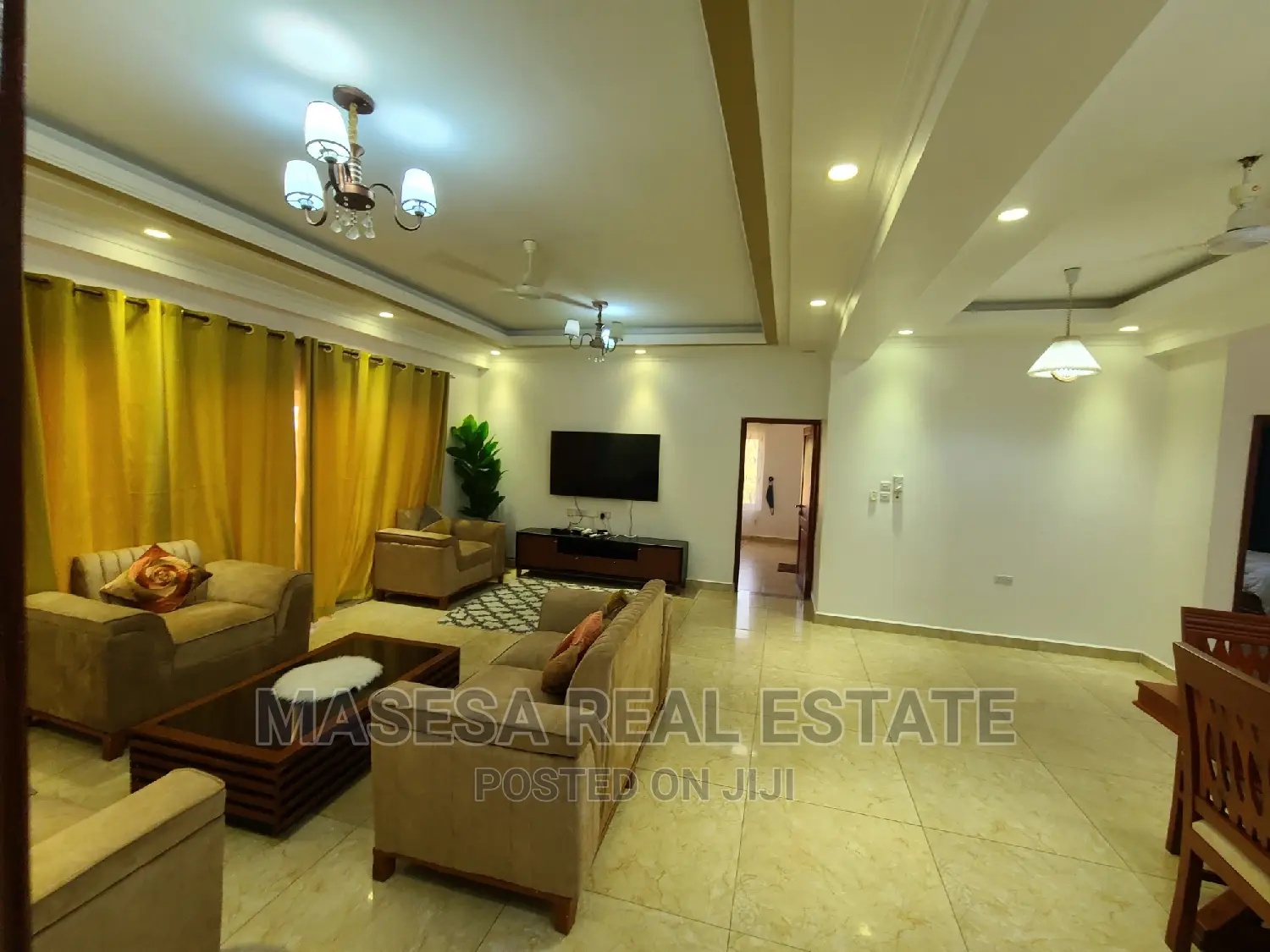 Furnished 3bdrm Apartment in Mikocheni for rent