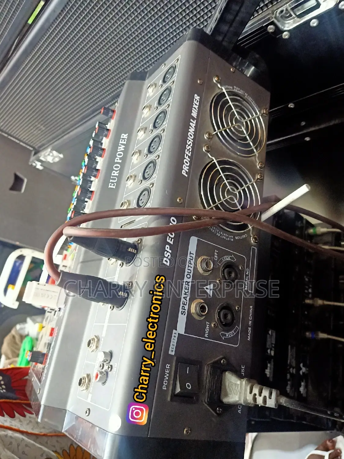 DSP ECHO PROFESSIONAL Powered Music MixerEURO POWER6ch