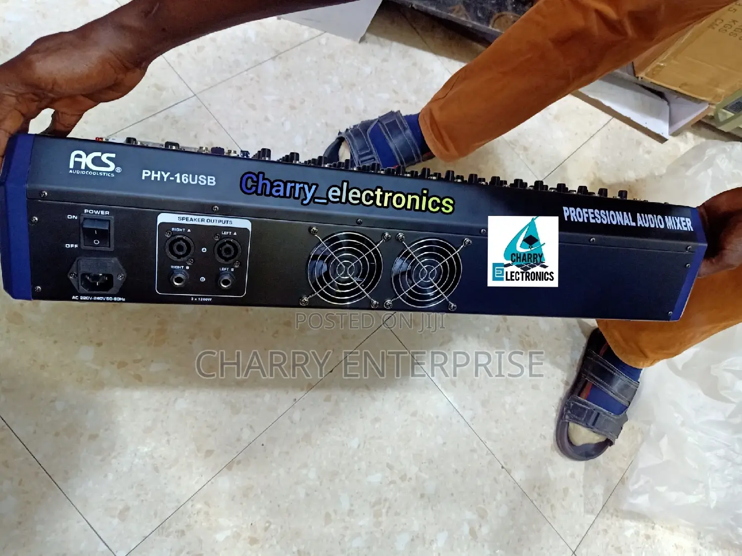 Acs Professional Powered Audio Music Mixer 16 Ch 2400w