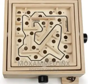 Wooden Labyrinth Gameboard
