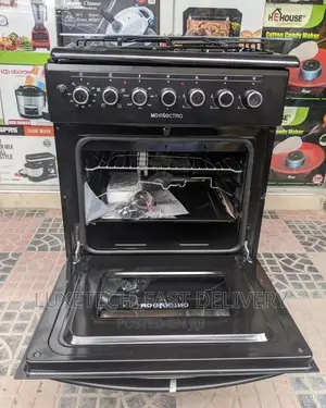 Mo Electro Electric and Gas Cooker With Oven 60*60 Black