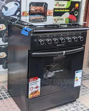 Mo Electro Electric and Gas Cooker With Oven 60*60 Black