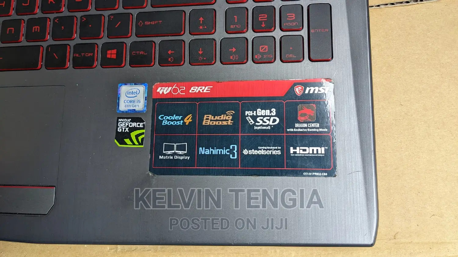 Laptop MSI 16GB Intel Core I5 HDD+SSD 512GB