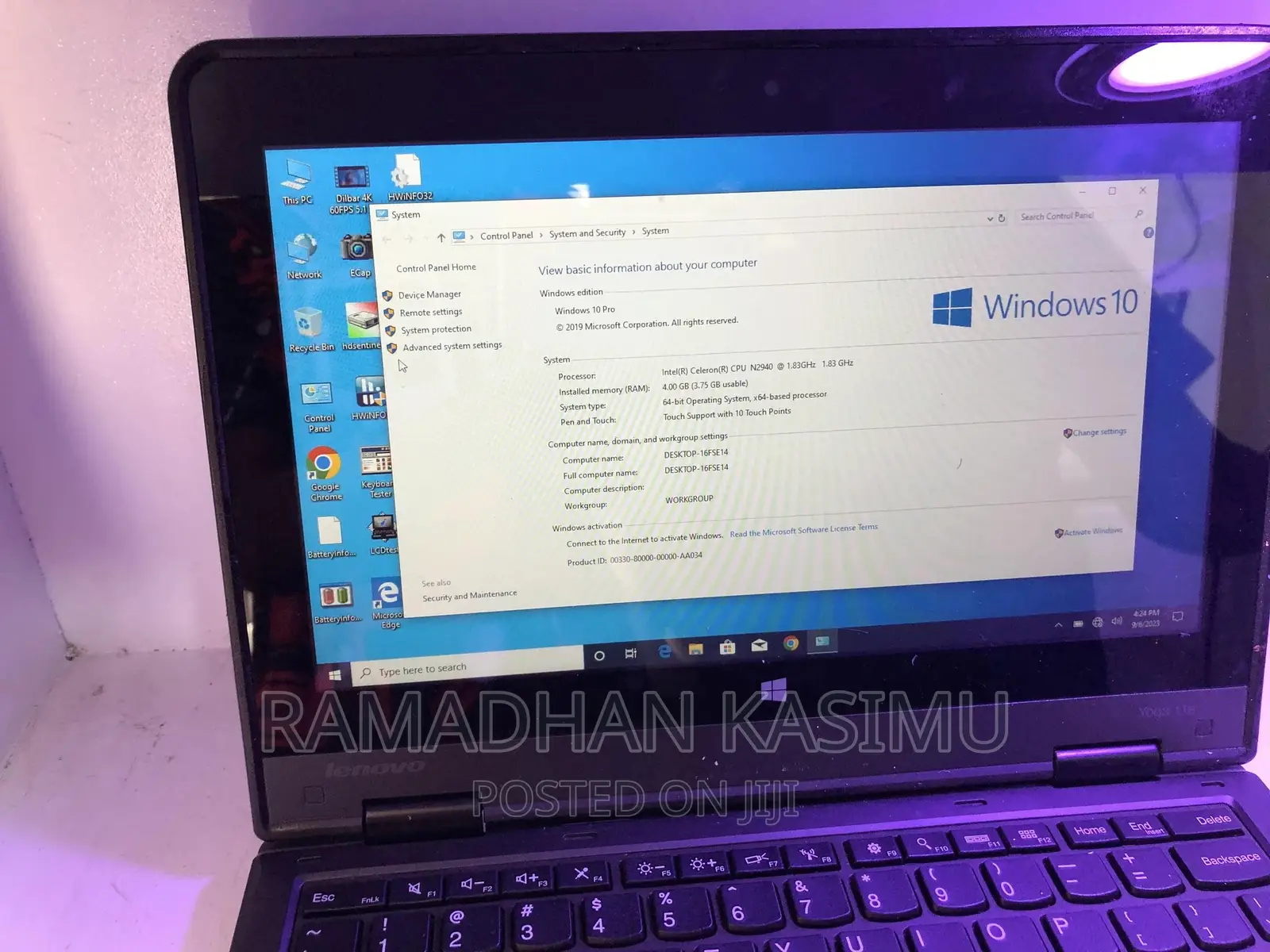 Laptop Lenovo ThinkPad 11e 4GB Intel SSD 128GB