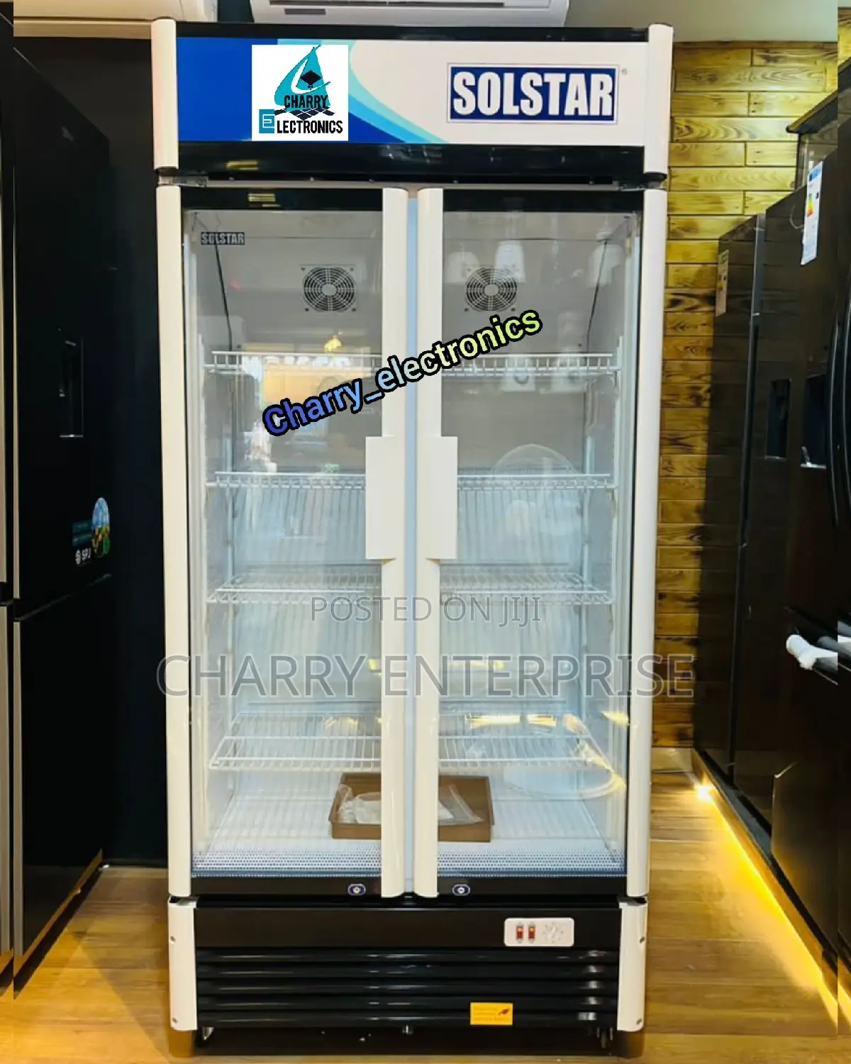 SOLSTAR Side by Side Showcase Fridge  466L