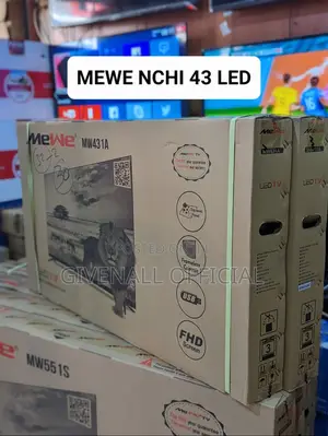 Mewe TV Nchi 43 LED Vioo Viwili