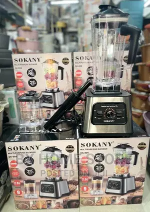Sokany Commercial Blender 2 in 1