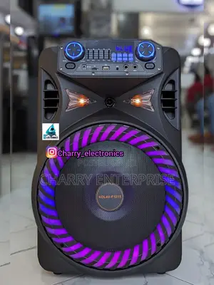 KOLAV Portable RECHARGEABLE Speaker 12" With Mic