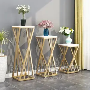 Marble Glass Stools