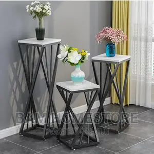 Marble Glass Stools