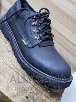 Caterpillar Black Pure Leather