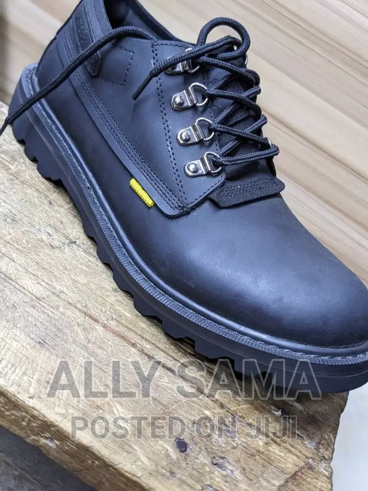 Caterpillar Black Pure Leather