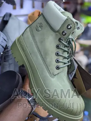 Timberland Boots Green Pute Leather