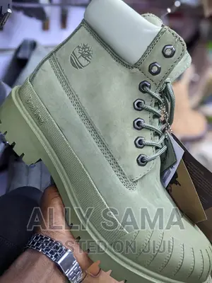 Timberland Boots Green Pute Leather