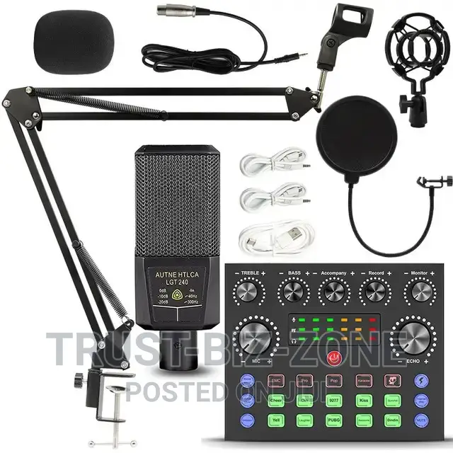 New Studio Recording Microphone Condenser Kit Set