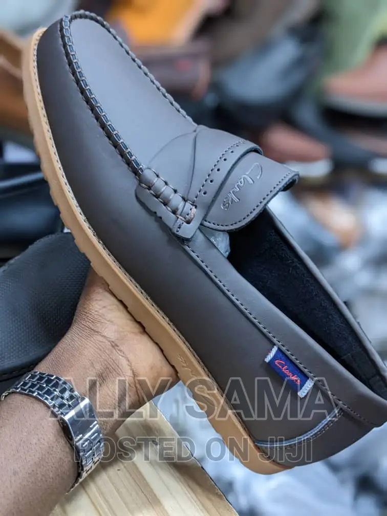 Loafers Clarks Coffee Leather