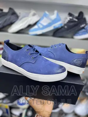 Timberland Shoes Pure Leather Blue