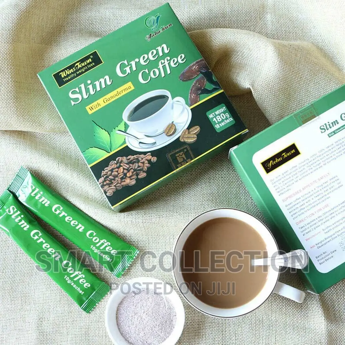 18pcs Green Coffee With for Slimming Control Weight