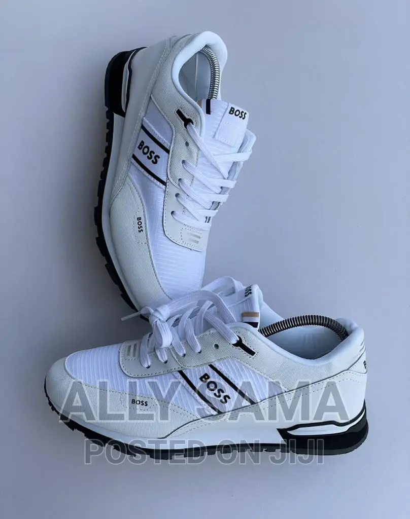 Mens Sneakers Boss White