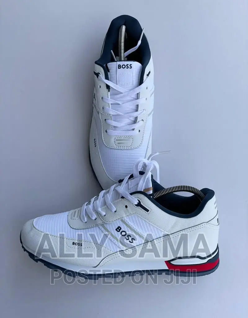 Mens Sneakers Boss White