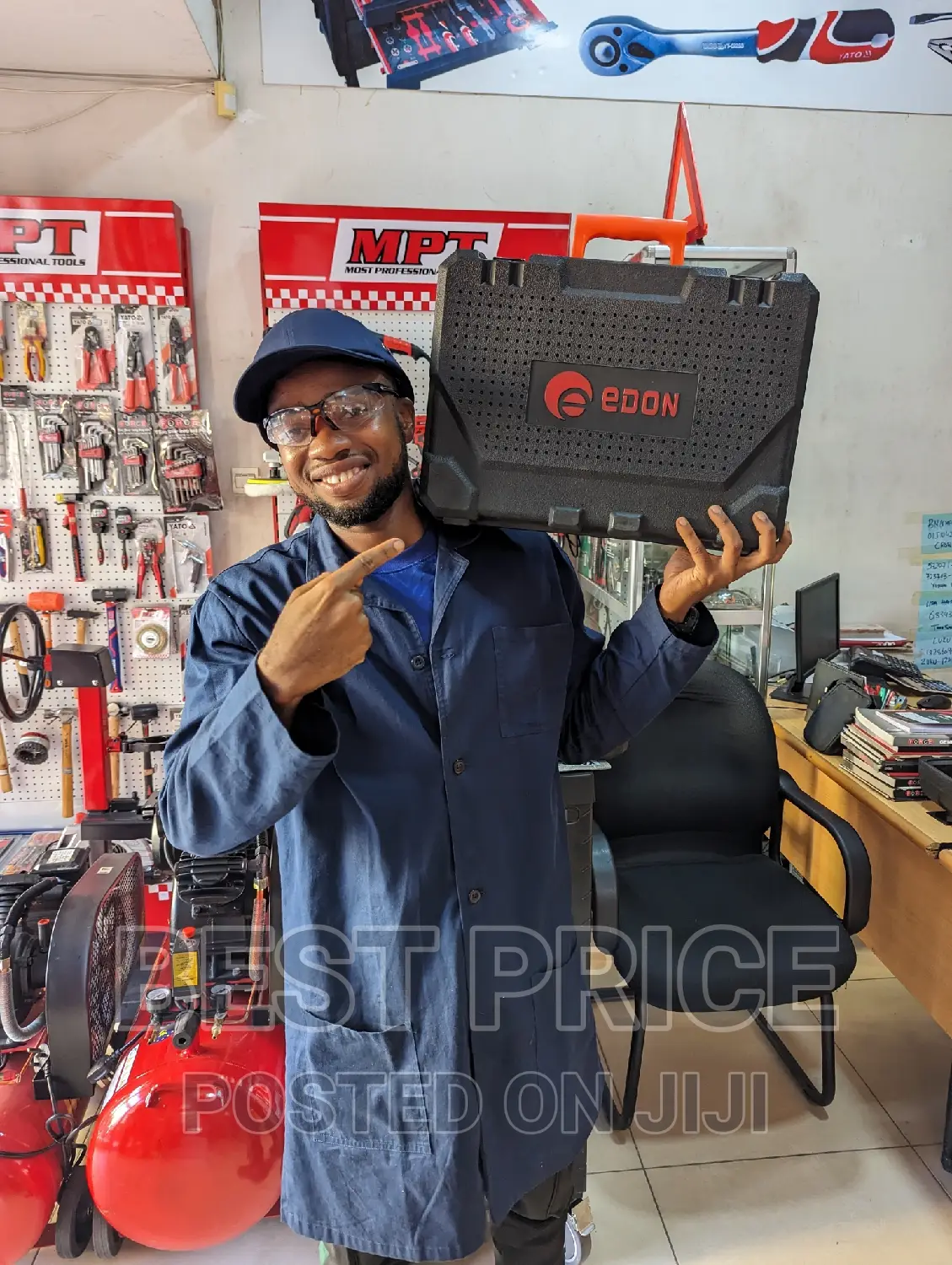 Edon Tool Case Electrian Set Screwdriver