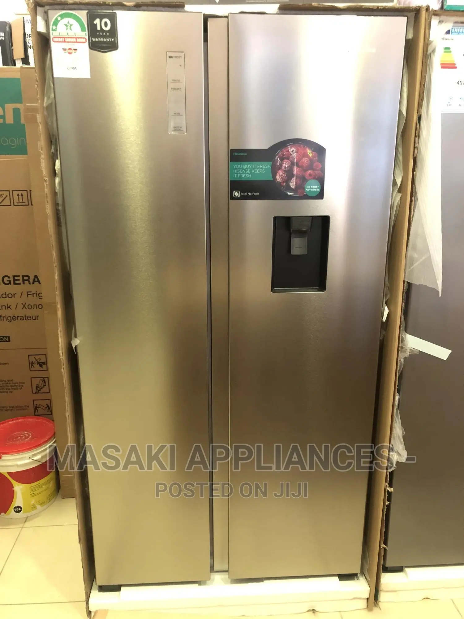 New Hisense 564L Side by Side Refrigerator | RC-67WS4SA