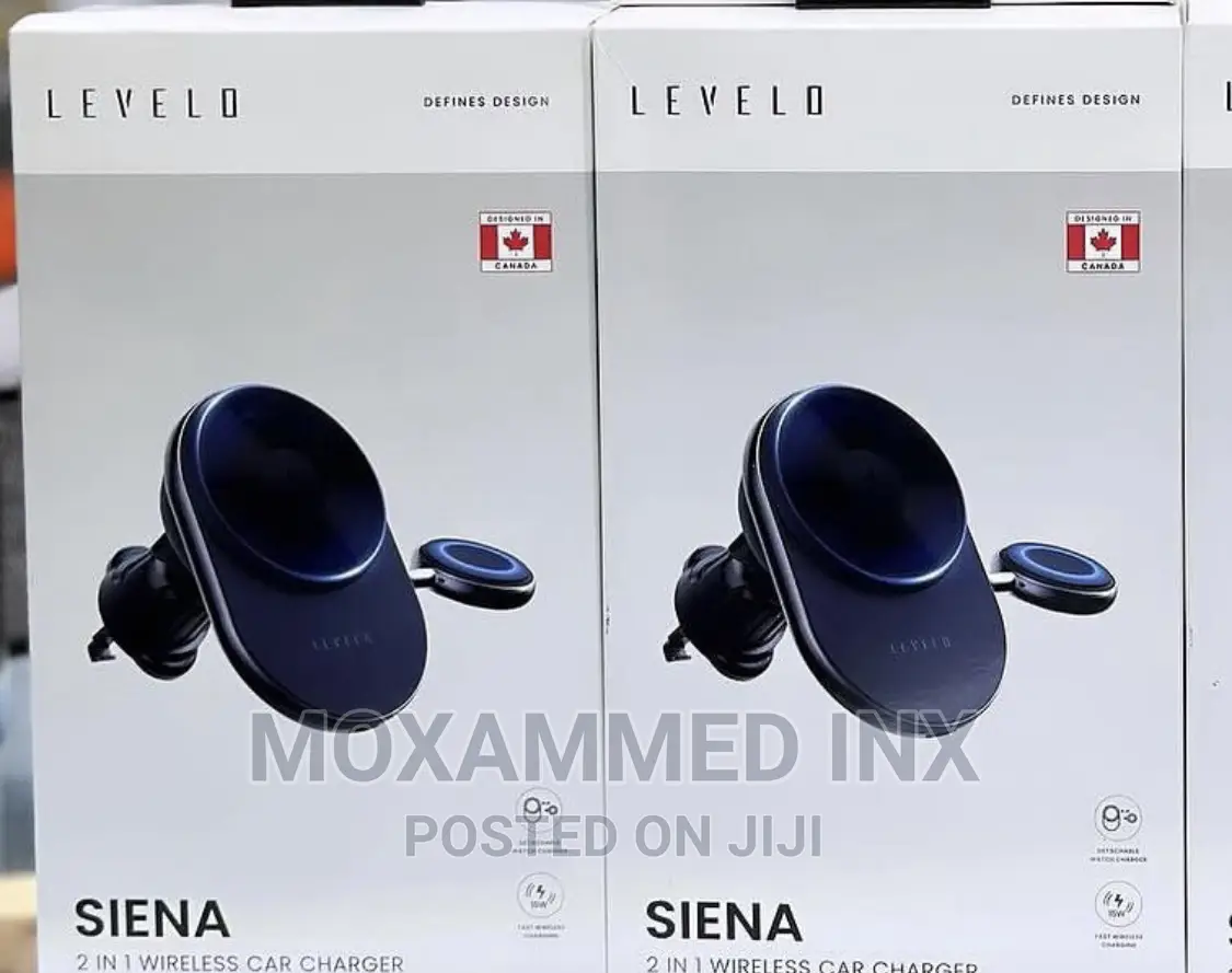 Levelo Car Wireless Charger 2 in 1