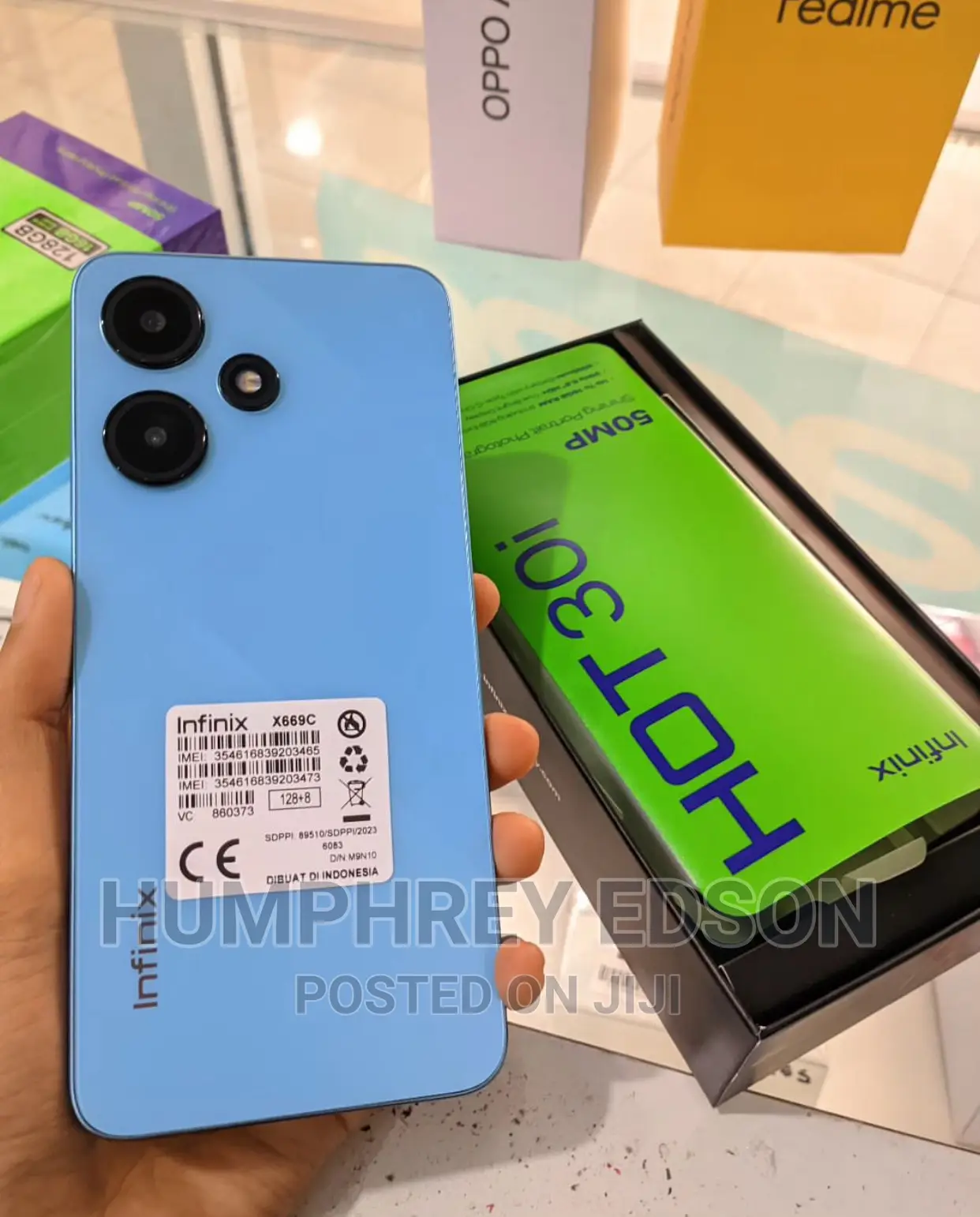 New Infinix Hot 30i 128 GB Blue