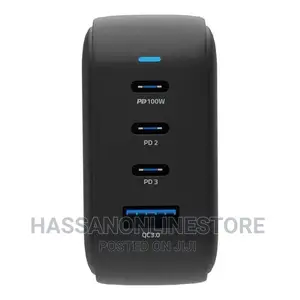 Powerology 100W Triple PD + 1 QC3.0 World Travel Kit