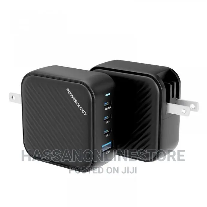 Powerology 100W Triple PD + 1 QC3.0 World Travel Kit