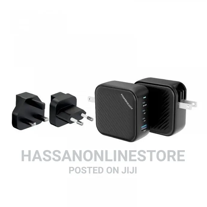 Powerology 100W Triple PD + 1 QC3.0 World Travel Kit