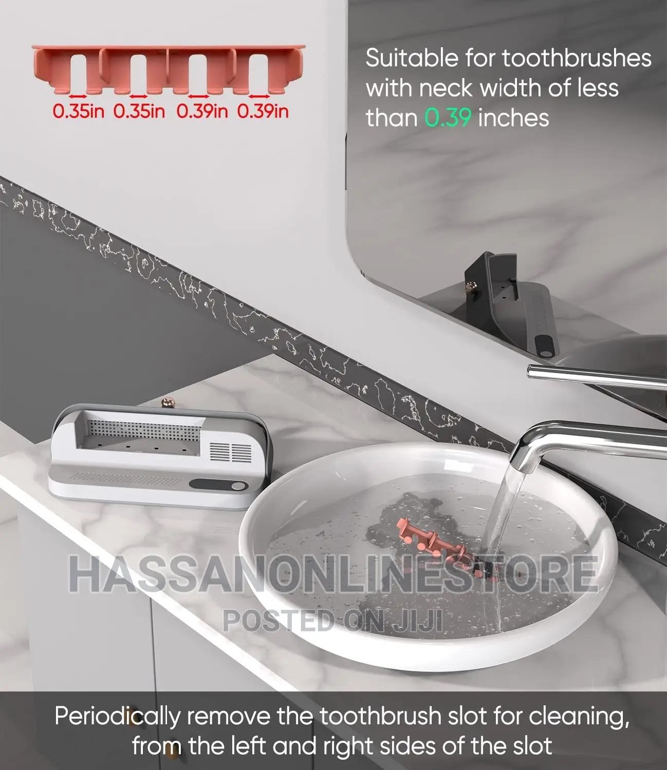 UV Toothbrush Sanitizer Dryer Heating