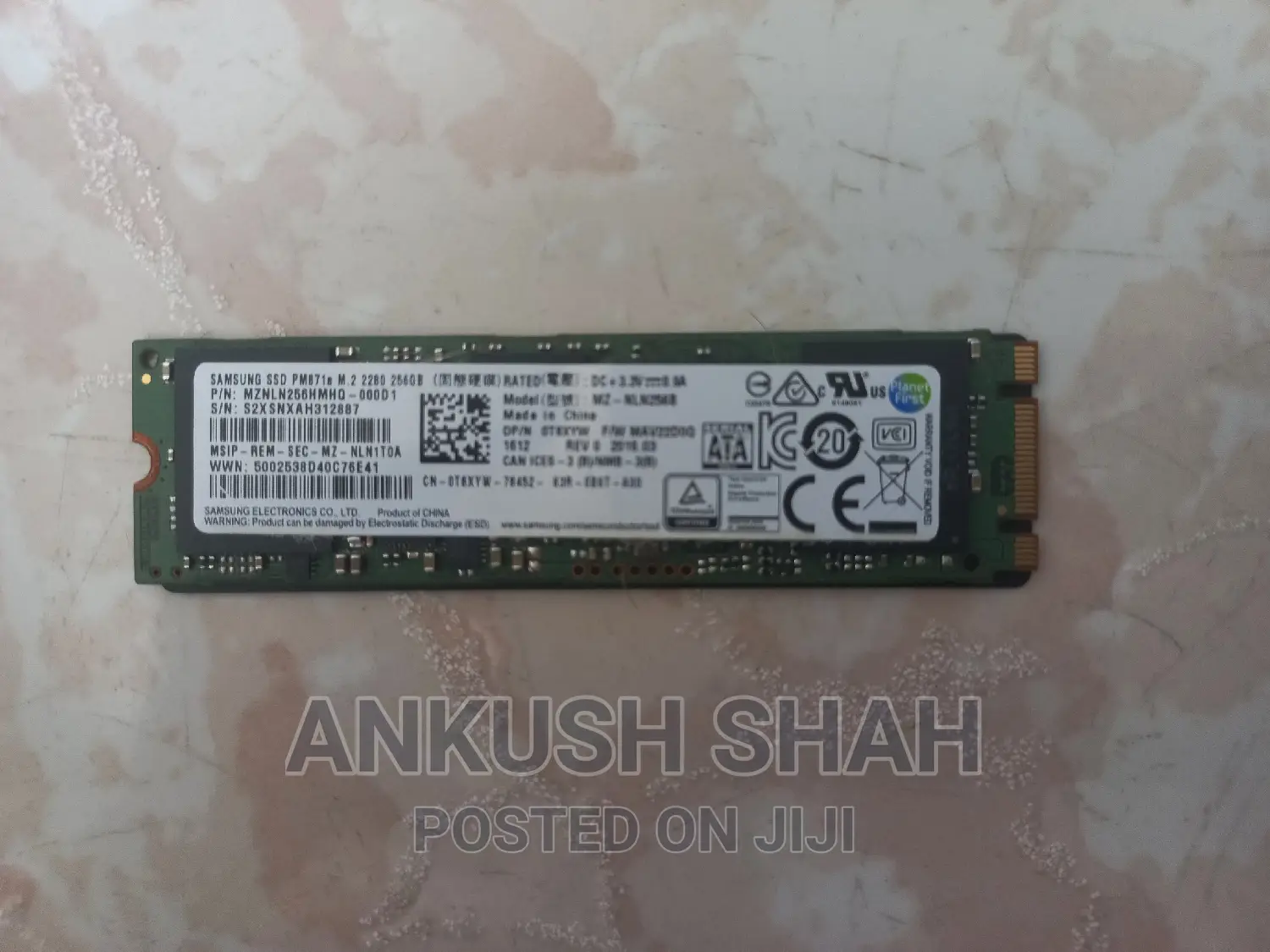 256 Gb Laptop SSD Nvme M.2 Memory Card