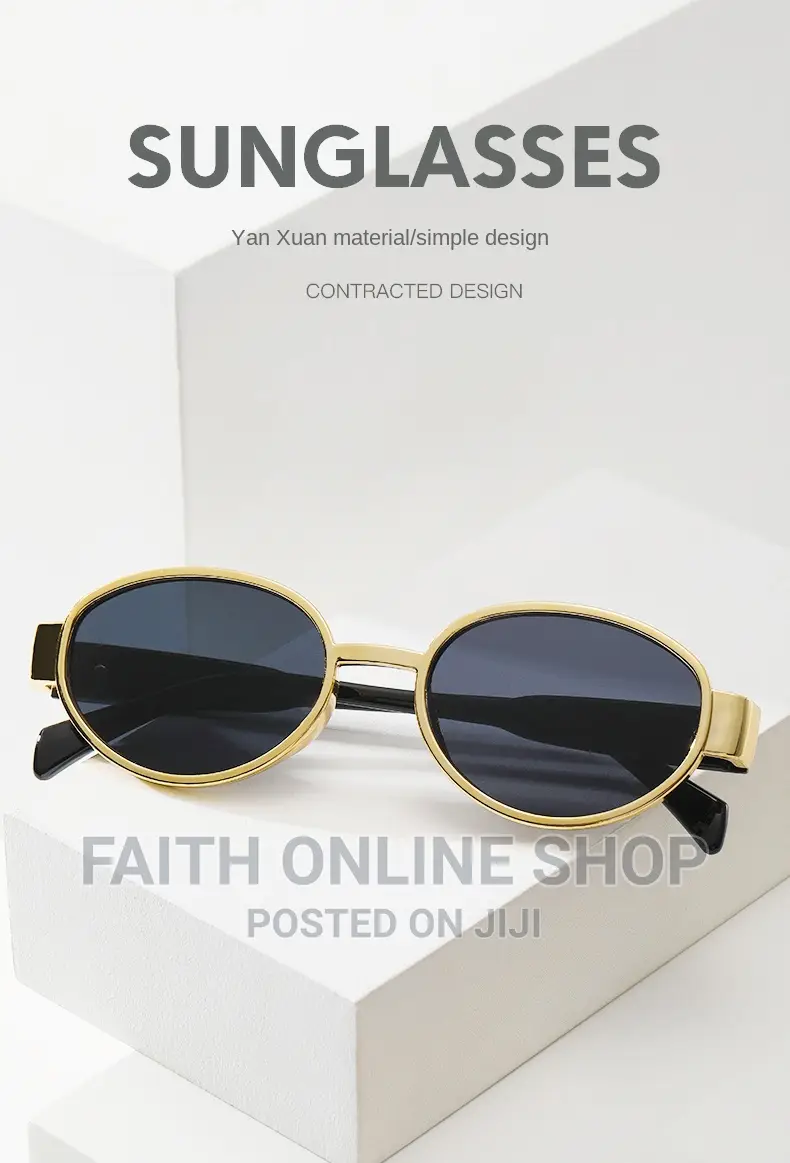 Retro Oval Sunglasses