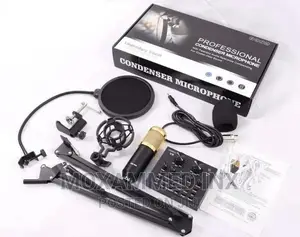 BM800 Microphone + V8 Soundcard Live Broadcast