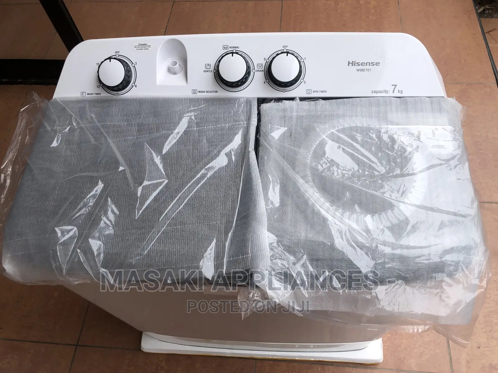Hisense 7kg TL Semi Auto Manual Washing Machine | WSBE701
