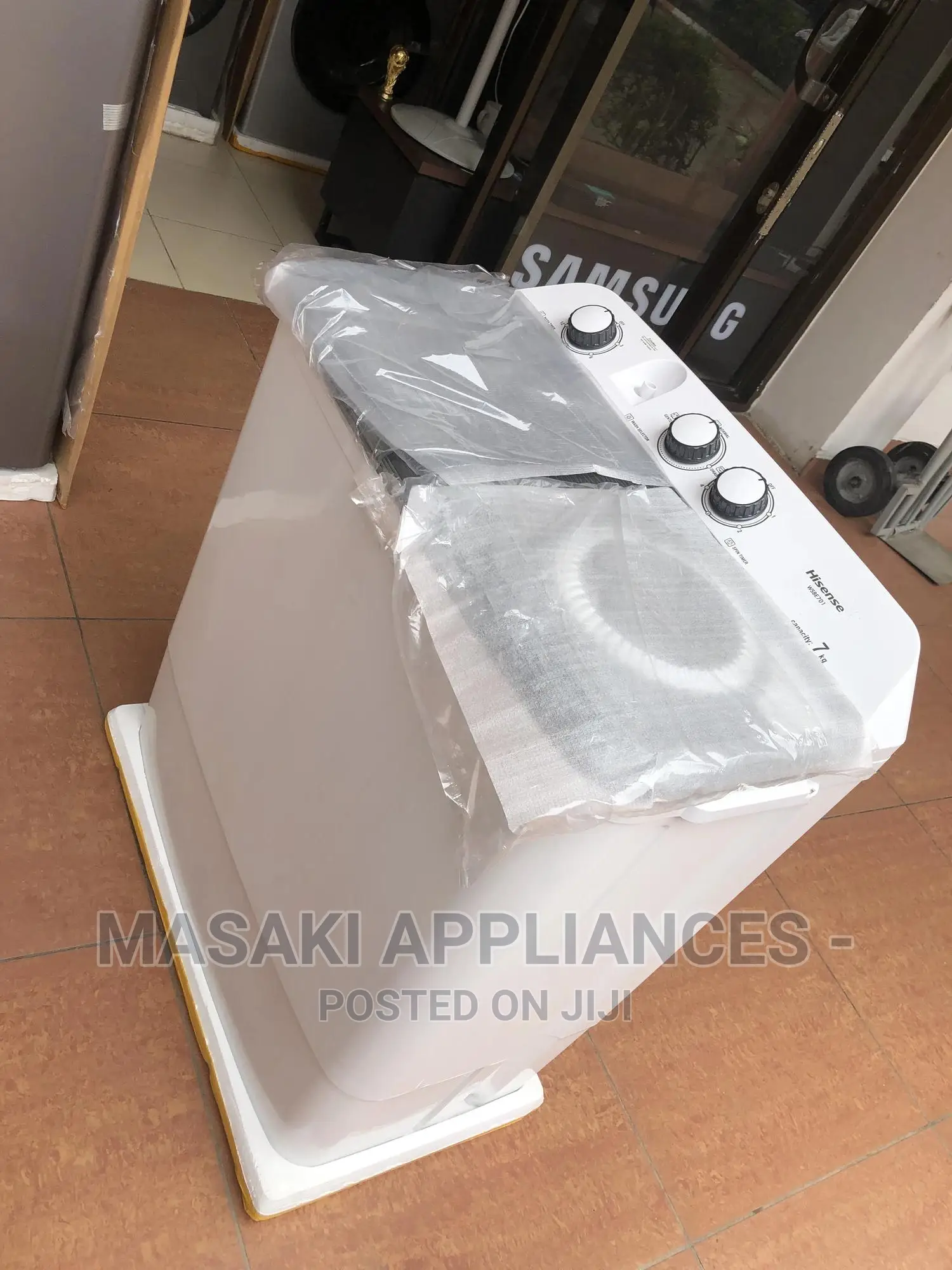 Hisense 7kg TL Semi Auto Manual Washing Machine | WSBE701