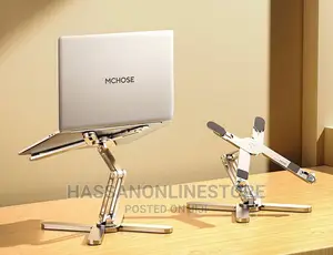 Adjustable Portable Aluminum 360° Rotating Laptop Stand