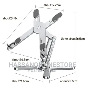 Adjustable Portable Aluminum 360° Rotating Laptop Stand