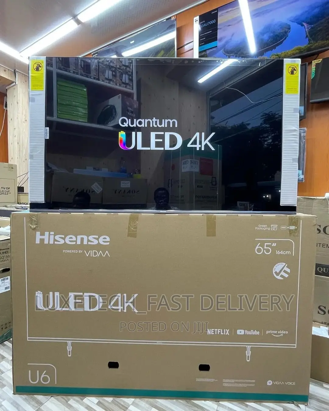 Hisense 65 Inches U6 Uled Smart Uhd TV Premium Quality