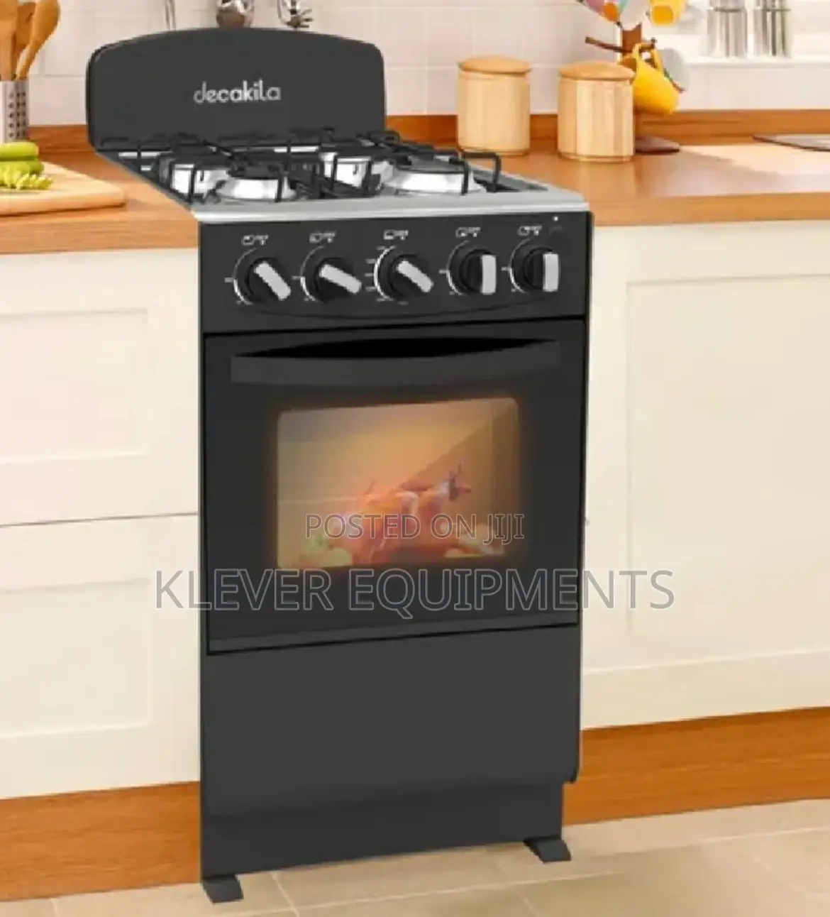 Decakila Full Gas Range Cooker 50x50cm