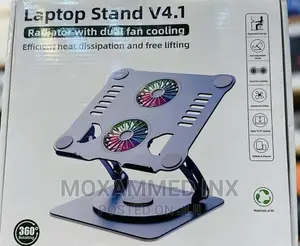 Laptop Stand With Dual Fan Cooling