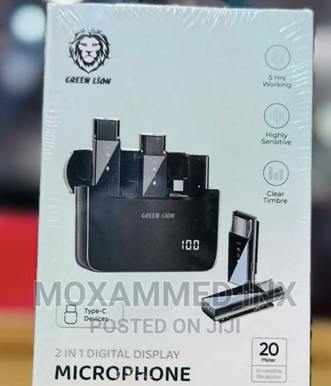2 in 1 Digital Display Microphone