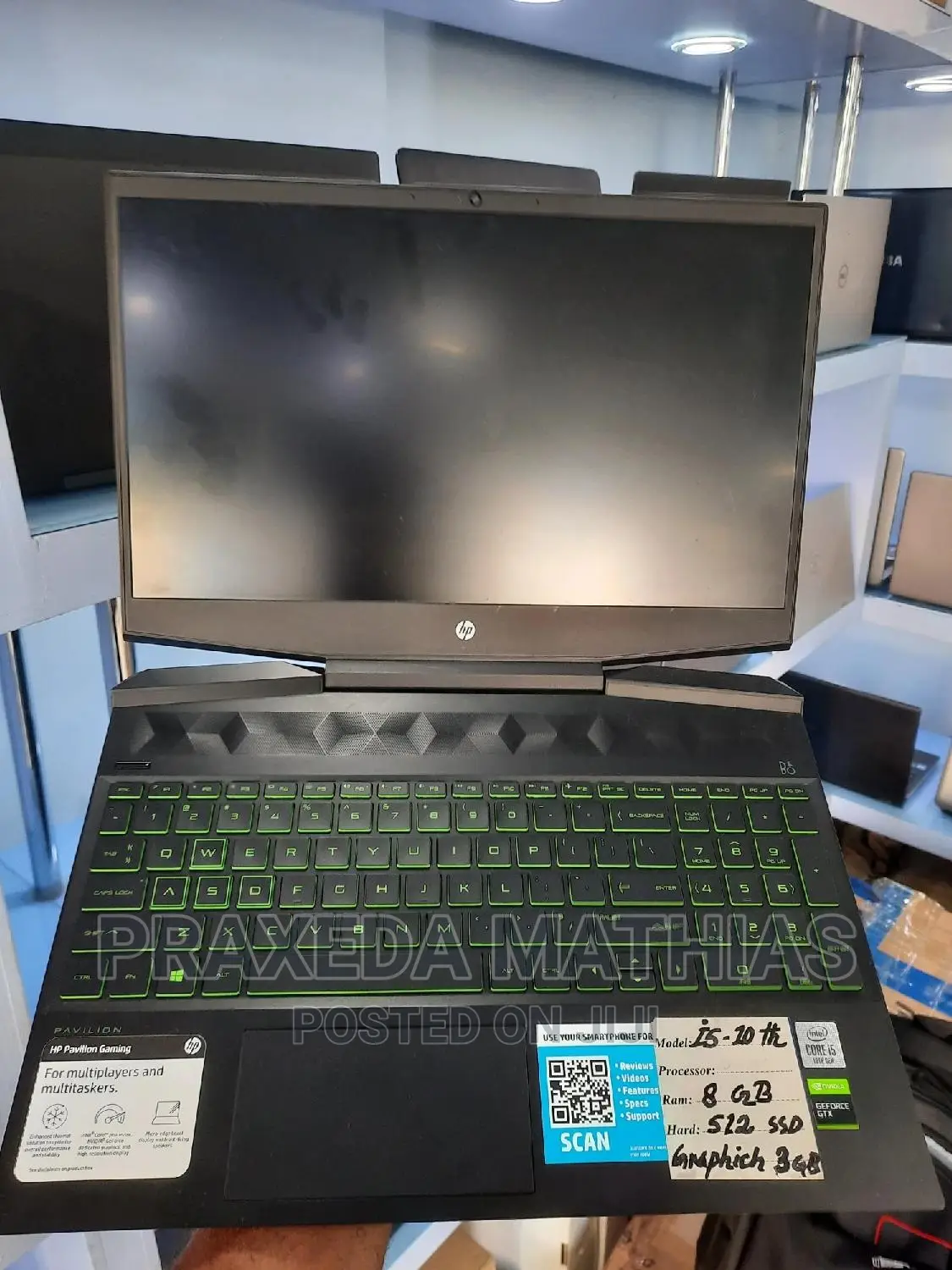 New Laptop HP Pavilion 15 8GB Intel Core I5 SSD 512GB