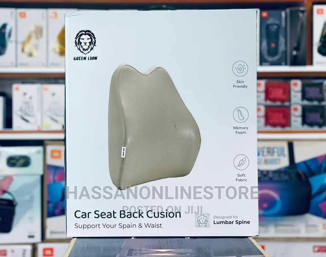 Green Lion Car Seat Back Cusion