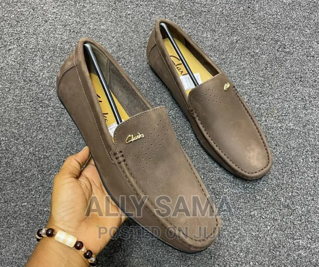 Loafers Clark's Coffee Pure Leather Original